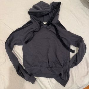 garage navy with velvet lining hoodie